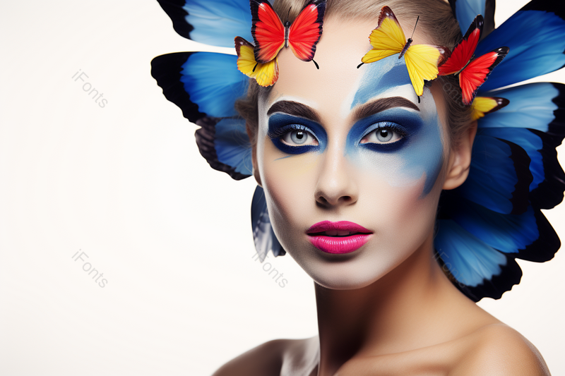 彩妆外国美女,高清,摄影图,摄影图片,图片大全,摄影图免费下载